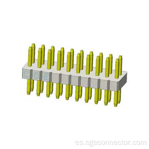 Sube el conector de encabezado de pin vertical tipo 1.00 mm